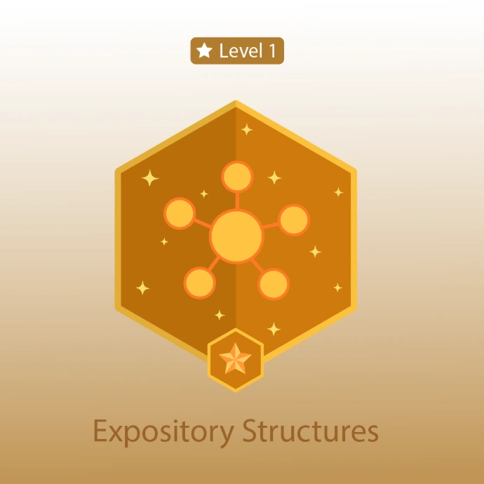 Expository Structures - Level 1